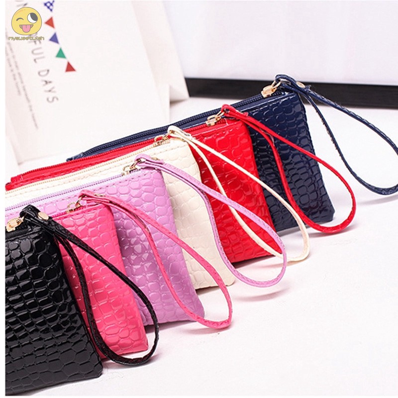 ❄ TMALL ❄ WD006 Ready Stock Dompet Wanita Model Bintik Model Gourd Impor Murah Cod-1