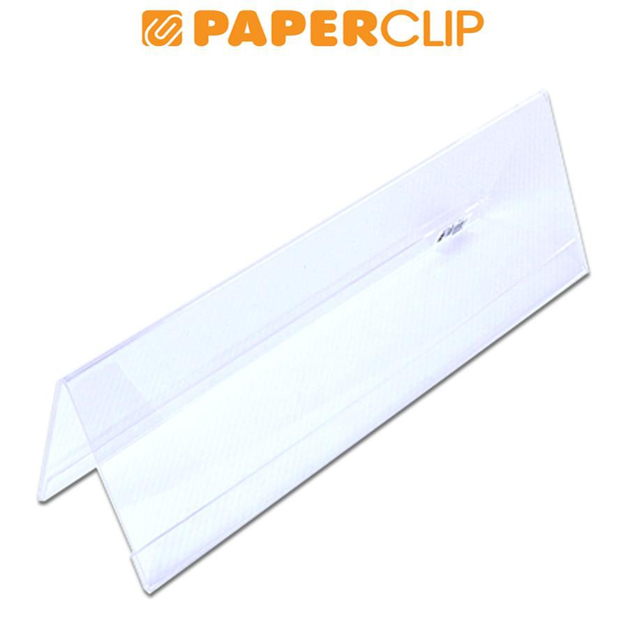 

ACRYLIC HOLDER / AKRILIK BROSUR STAND UP SIGN HOLDER 10 X 10 X 30 CM