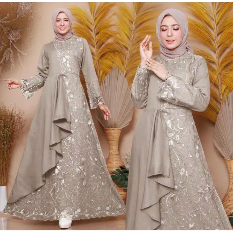 Gamis pesta gamis syar'i