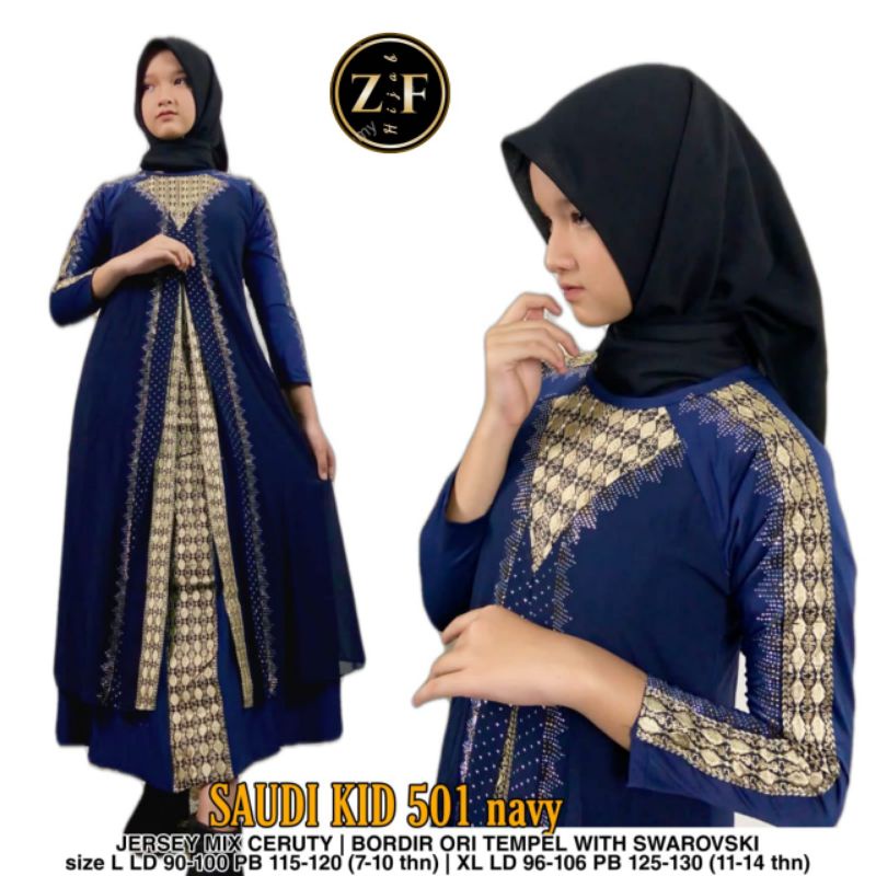 Abaya Kids Abaya Anak Perempuan Abaya Bordir Abaya Turkey Kids