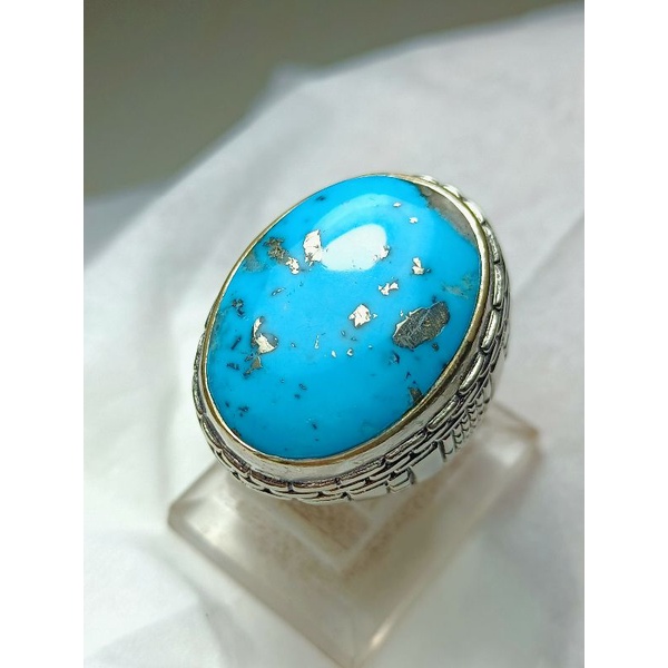 Batu cincin natural PIRUS PERSIA badar perak harga termurah