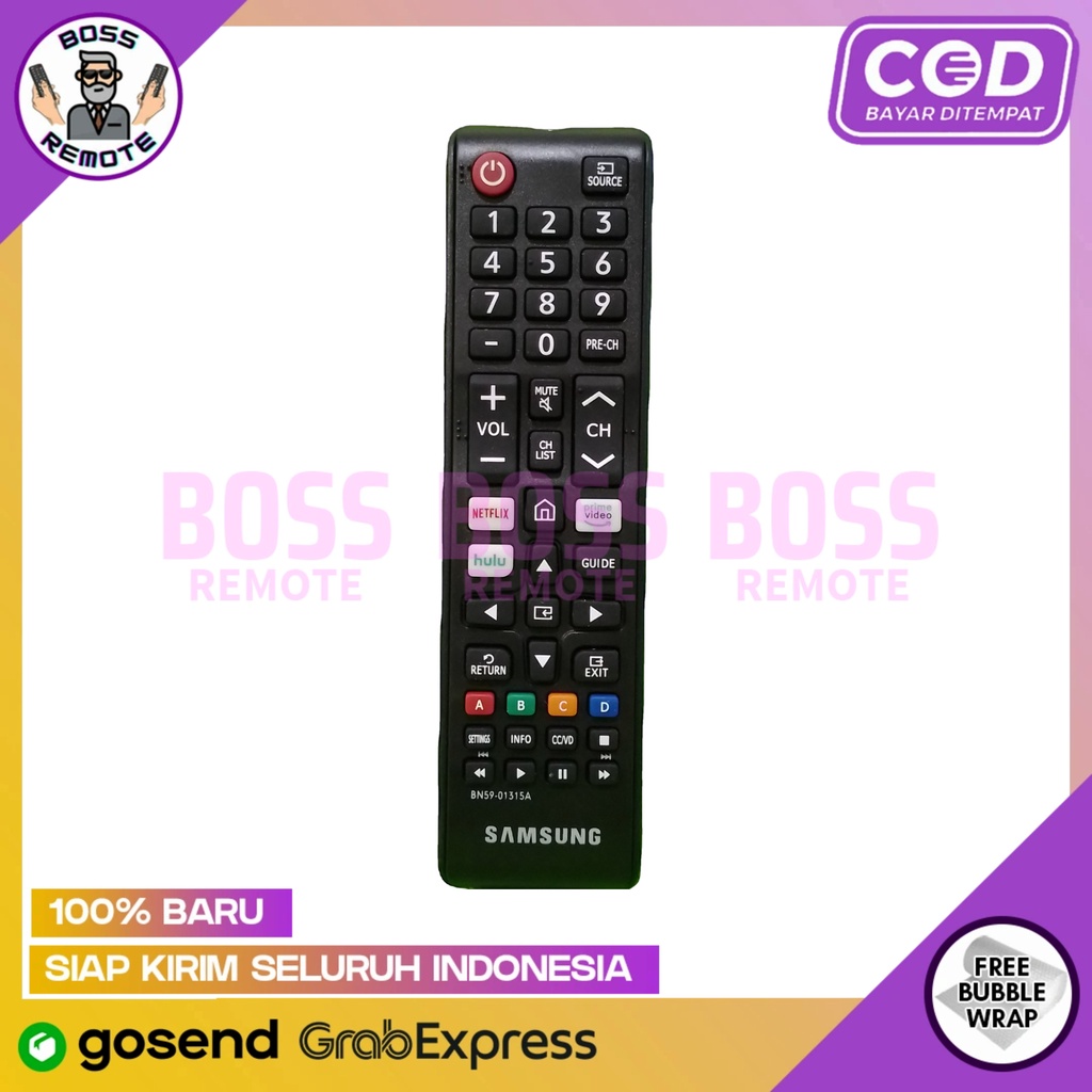 REMOTE TV SAMSUNG SMART LCD LED BN59-01315A NETFLIX ORIGINAL