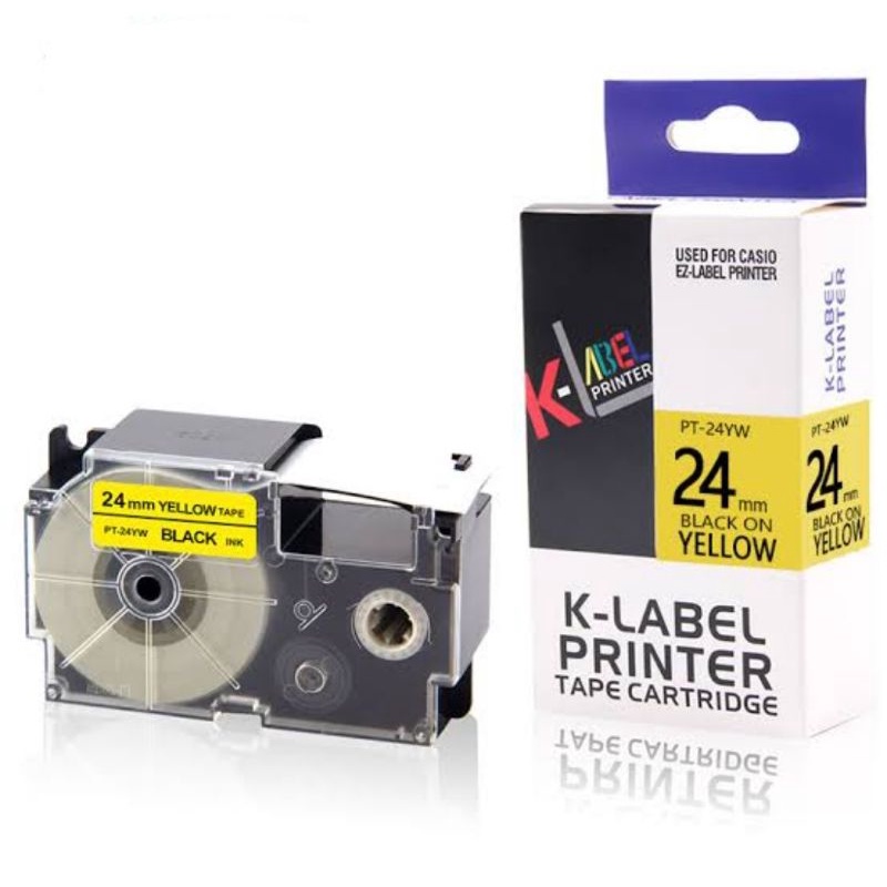 Refill K-Label Printer EZ Label 24MM Compatible Casio Tape Cartridge