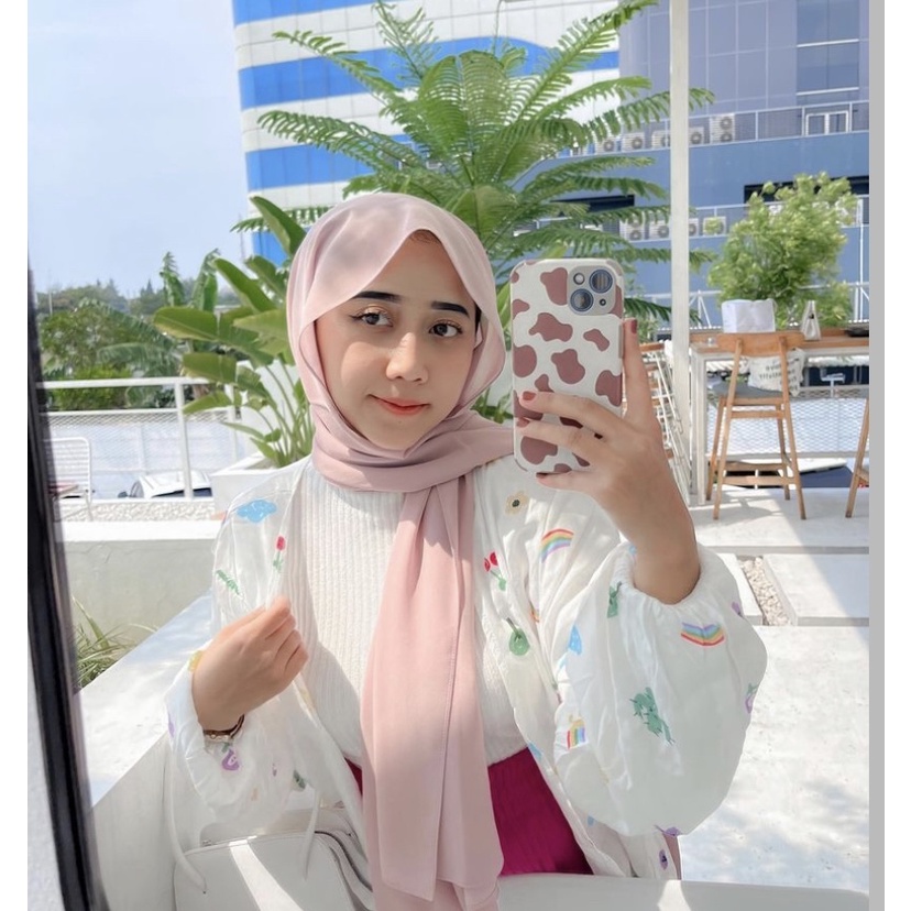 Blouse Moonlife / Kiwoyo Outer Rayon / Outer Hits N8P3 Crinkle Termurah Best Seller Awet Nyaman Atas