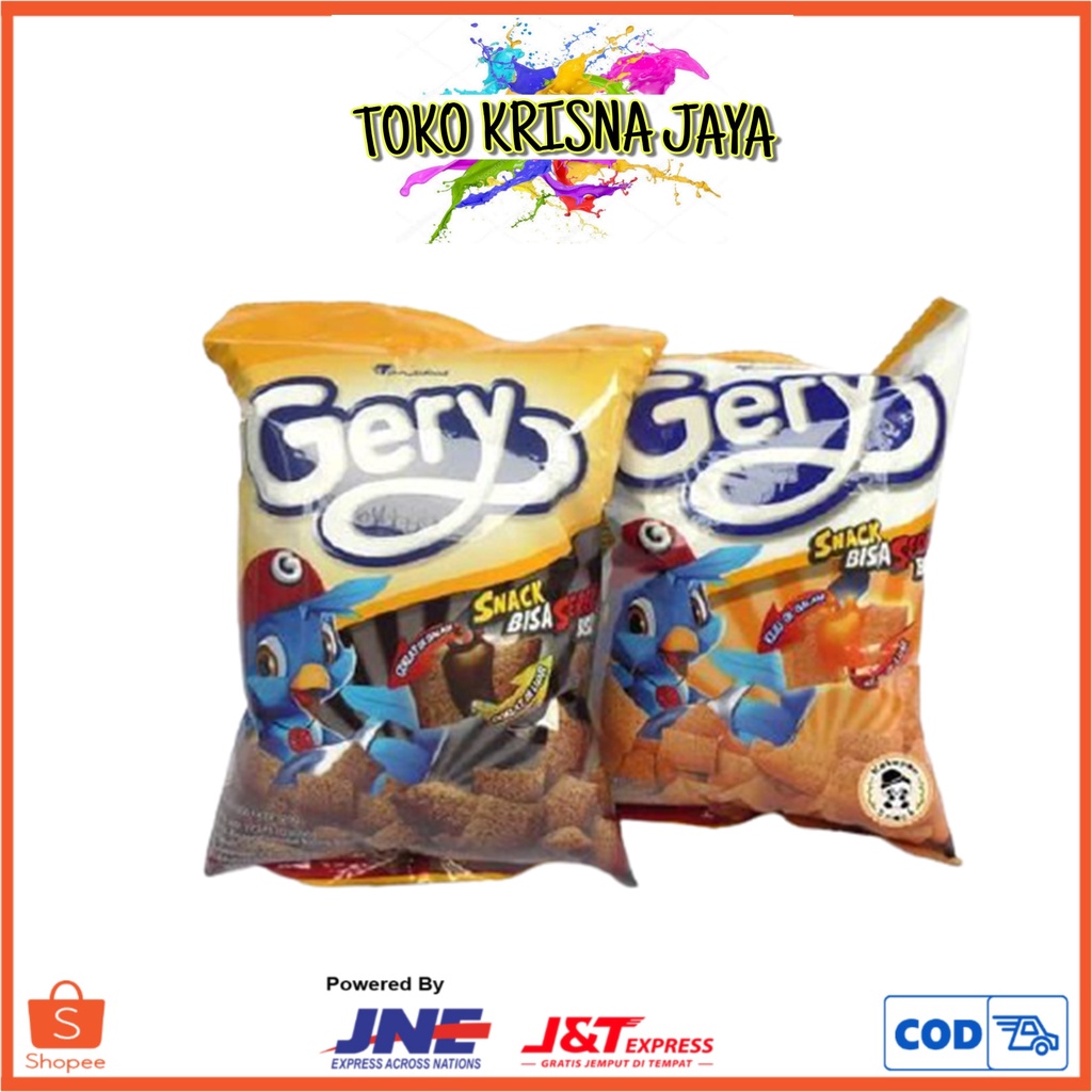 

GERY SNACK SEREAL RASA COKELAT | KEJU NETTO 29 GR X 5 PCS