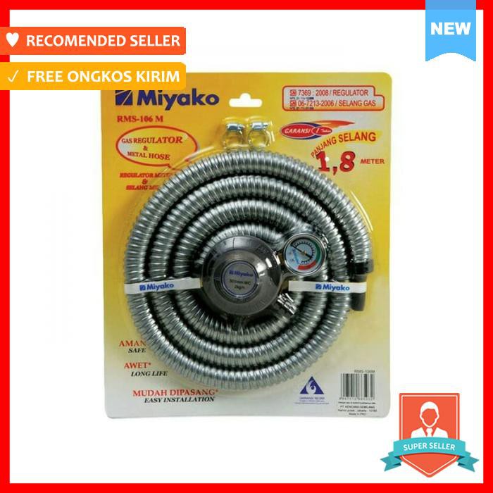 Regulator & Penghemat Gas - Selang Gas Miyako - Peralatan Masak