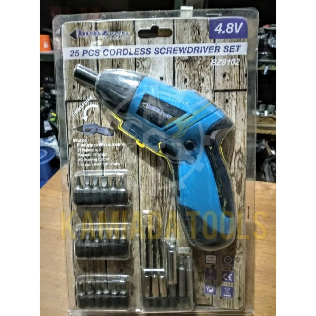 Mesin Bor Bateray / bor charge / mesin bor cordless driver Benz