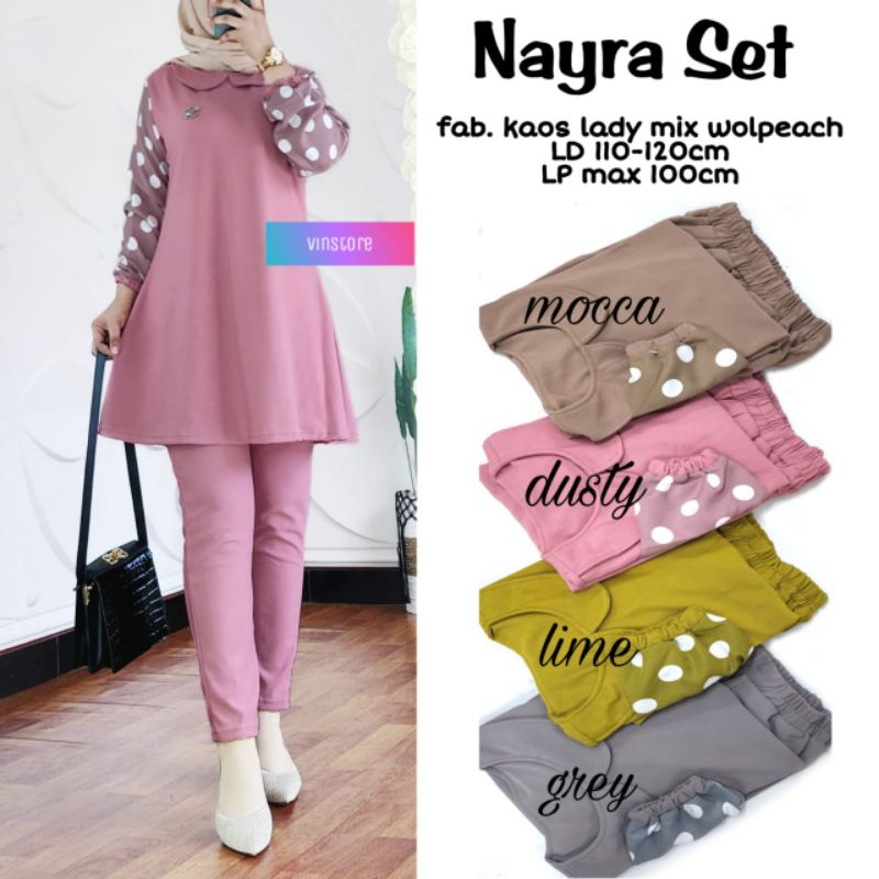 NAYRA SET ORIGINAL PRODUK BY VINSTORE