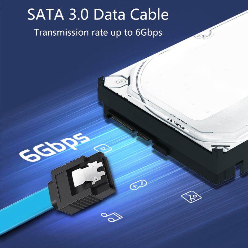 Btsg 3kabel Data Hard Disk Drive Data Line 6GB/S High Speed​ 90 ° #Lurus