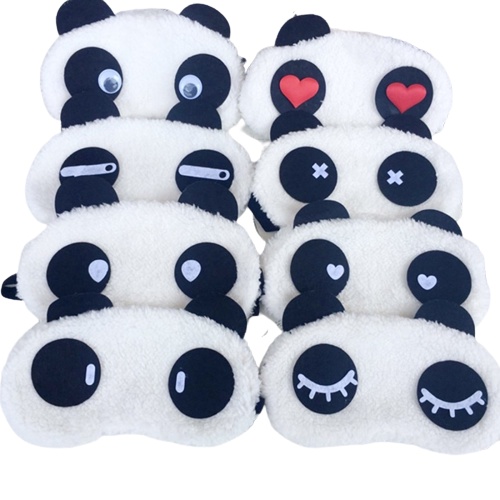 Penutup Mata Tidur Karakter Panda / Sleeping Eye Panda Lucu / Eye Cover Cute Panda