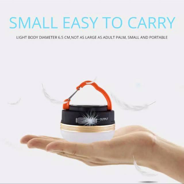 Emergency lamp outdoor untuk tenda camping - lampu bakpau