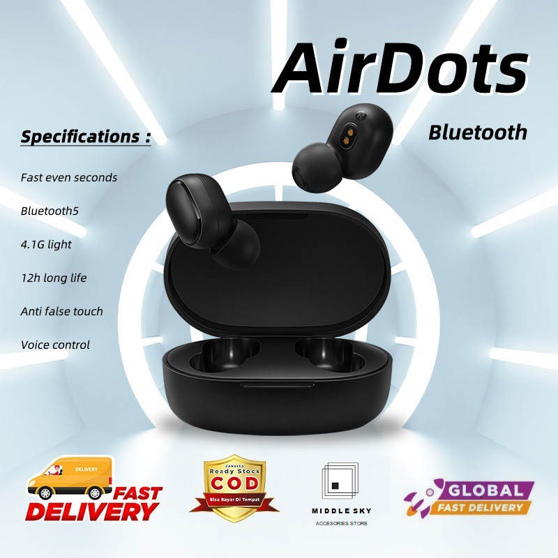 Xiaomi AirDots Redmi Bluetooth Headset 5.0 TWS ORIGINAL