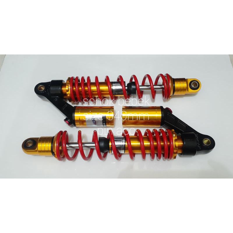 schok tabung gold buat bebek size 340mm 1set 280mm set semua motor bebek