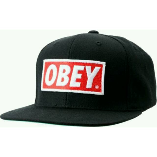 TOPI SNAPBACK OBEY | FLOK TIMBUL