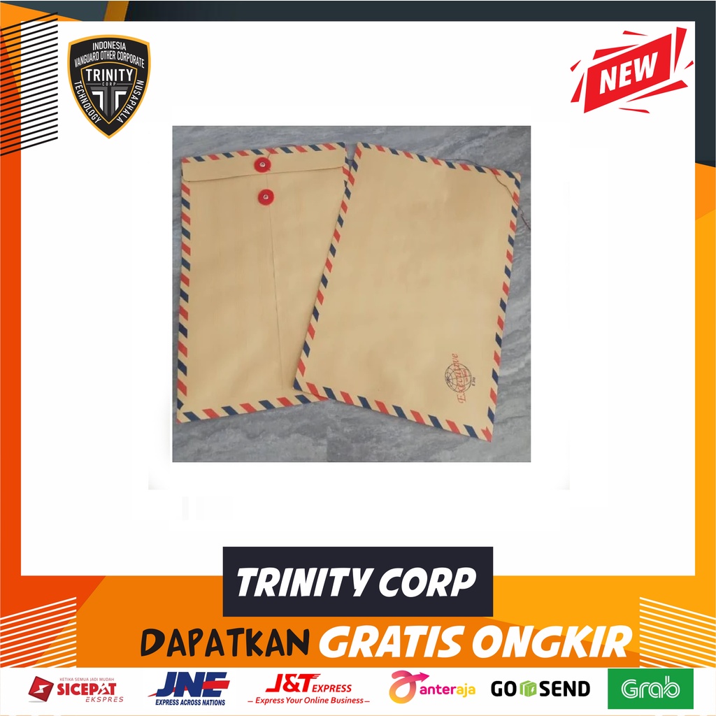 

Amplop Coklat Executive F4 E310 +T PER PACK