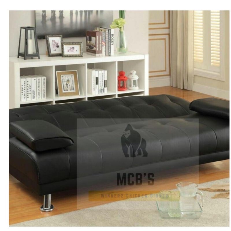 Sofa Bed Lipat Beludru Kulit Oscar Kain Gratis Ongkir 2 Bantal Murah Hitam AbuAbu merah Dll