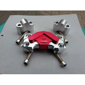 TUTUP RAISER STANG BAR CLAMP NITEX VIXION BYSON CB150R SCORPIO DLL Terbaik