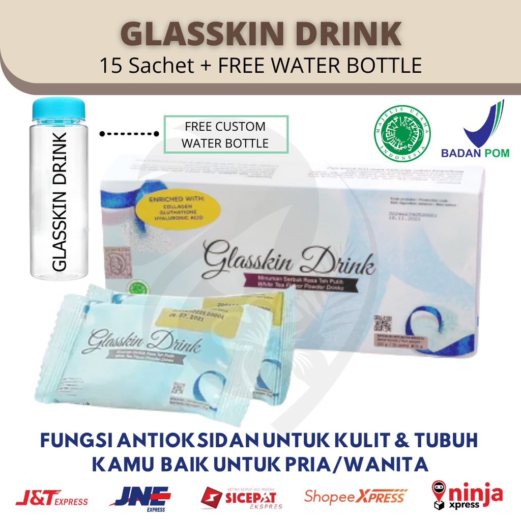 

❤ EUPHO ❤ GLASSKIN DRINK MS GLOW MINUMAN PEMUTIH (✔️BPOM)