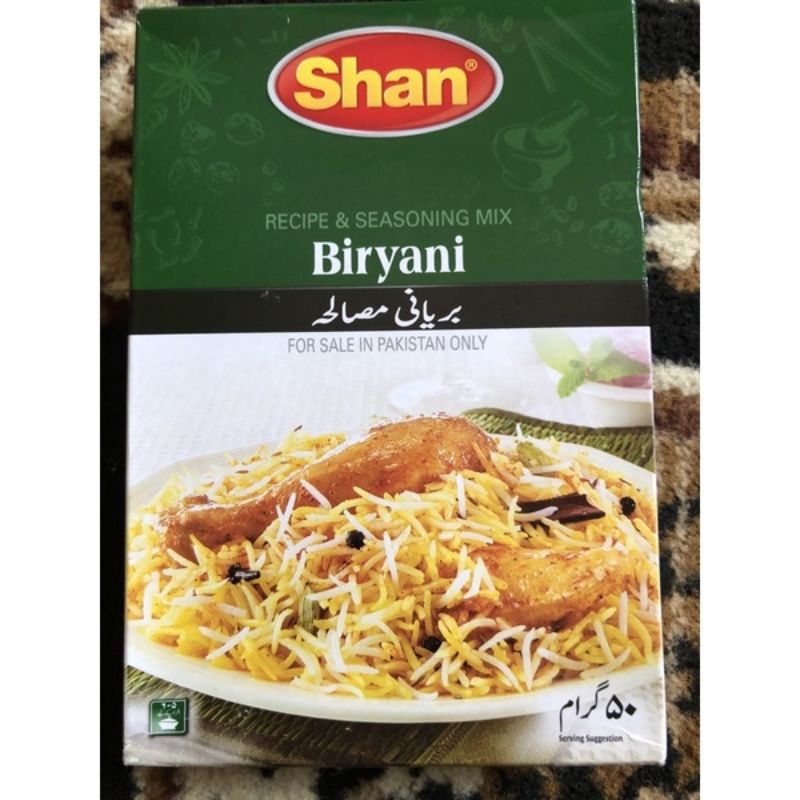 

Bumbu Shan Biryani Original Pakistan Nasi Briyani