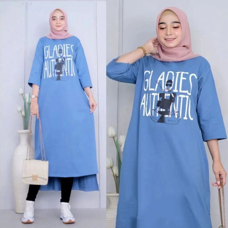 Gladies midi/baju midi fashion cewek muslimah terbaru/kekinian bahan combed24s