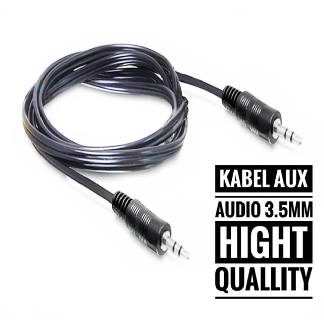 KABEL AUX AUDIO DAN VIDEO 3.5MM kualitas bagus lebih TEBAL