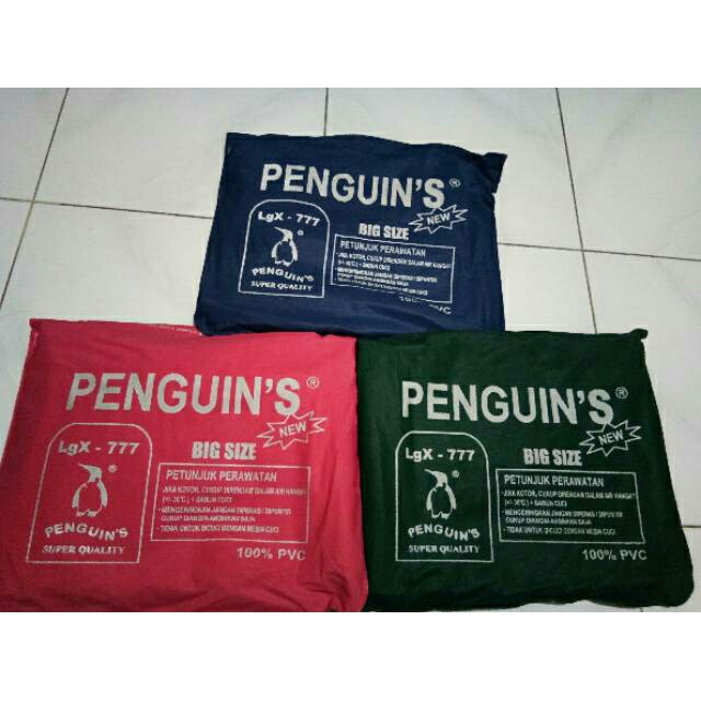 JAS HUJAN PONCHO PENGUIN LGX 777 SUPER TEBAL