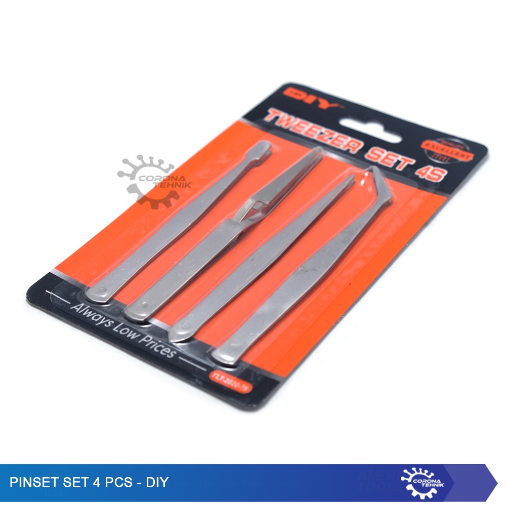 DIY - Pinset Set 4 Pcs