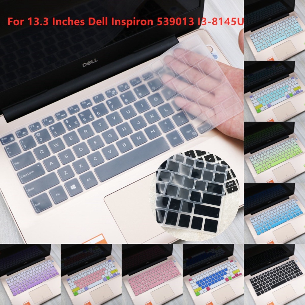 Pelindung Keyboard Silikon Ultra Tipis Lembut Untuk Dell Inspiron 539013 I3-8145U 13.3 Inch