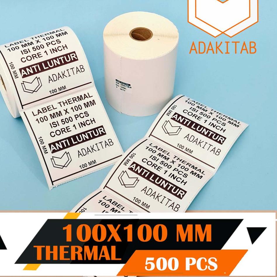 

Flash Sale - LABEL THERMAL 100X100MM ISI 500 PCS CORE 1 INCH !!