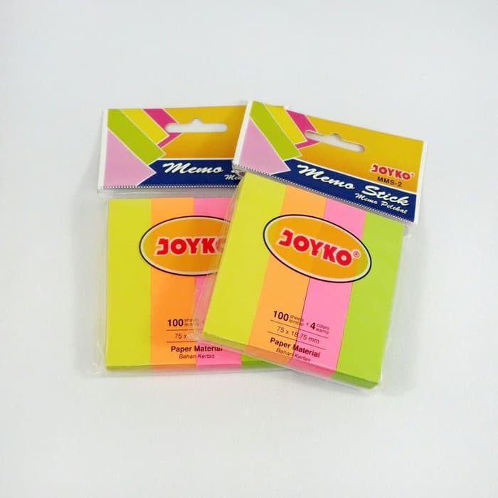 

Dijual Memo Stick / Sticky Note / Kertas Memo / Memo Tempel Joyko MMS-2 Limited