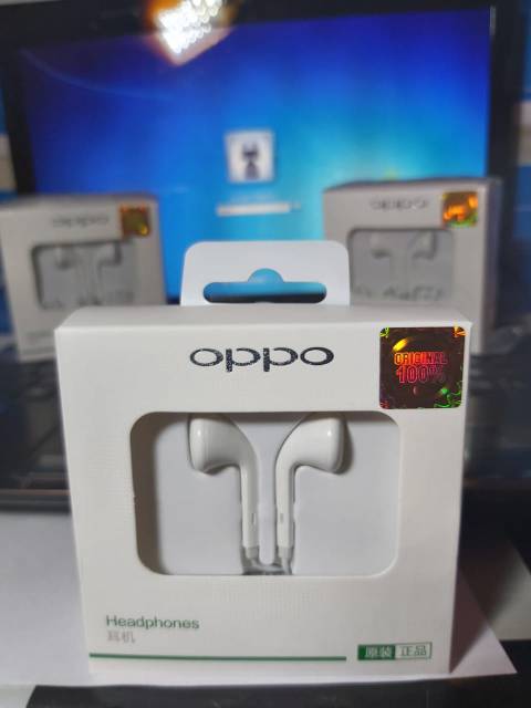 [ ORI 100%] Headset Oppo Original / Headset Oppo F9 F7 F5 F5 plus F3 plus F1 F1s F1plus A37 A83 A71 A3s A7