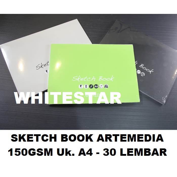 

sketch book artemedia 150gsm ukuran / Uk. A4