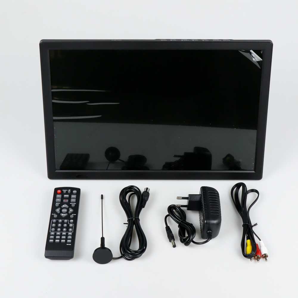 Taffware Portable TV Monitor 15.4 Inch DVB-T2 - D16