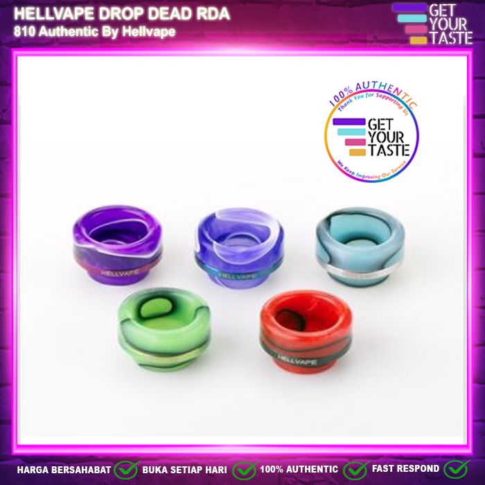 Hellvape Drip Tip Drop Dead RDA 810 Authentic by Hell Vape