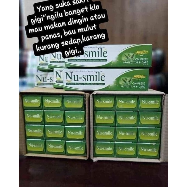 NU SMILE PASTA GIGI / PASTA GIGI HERBAL/PASTA GIGI SENSITIF