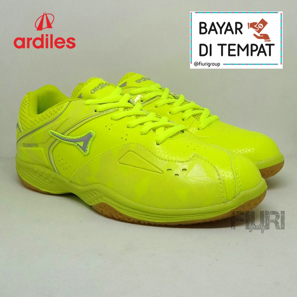 FIURI - ARDILES ORIGINAL - COUBERTIN 38-43 LIME - SEPATU OLAHRAGA PRIA - SEPATU BADMINTON PRIA WANITA - SEPATU TENIS PEREMPUAN LAKI-LAKI - SEPATU VOLLY COWOK CEWEK - SEPATU SEKOLAH - SEPATU SNEAKERS PRIA - SEPATU KETS PRIA - SEPATU PROMO MURAH