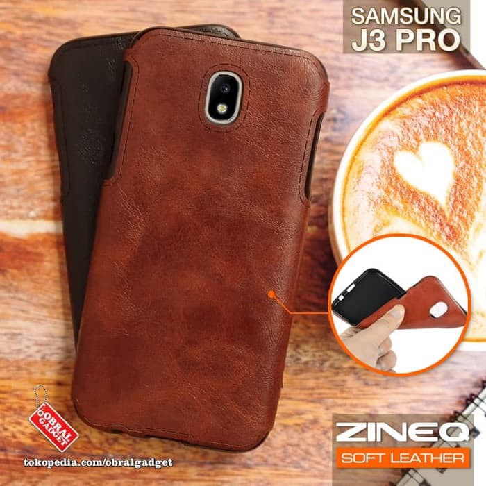 Jual Soft Leather Case Samsung J3 Pro 17 Softcase Jelly Silikon Casing Shopee Indonesia