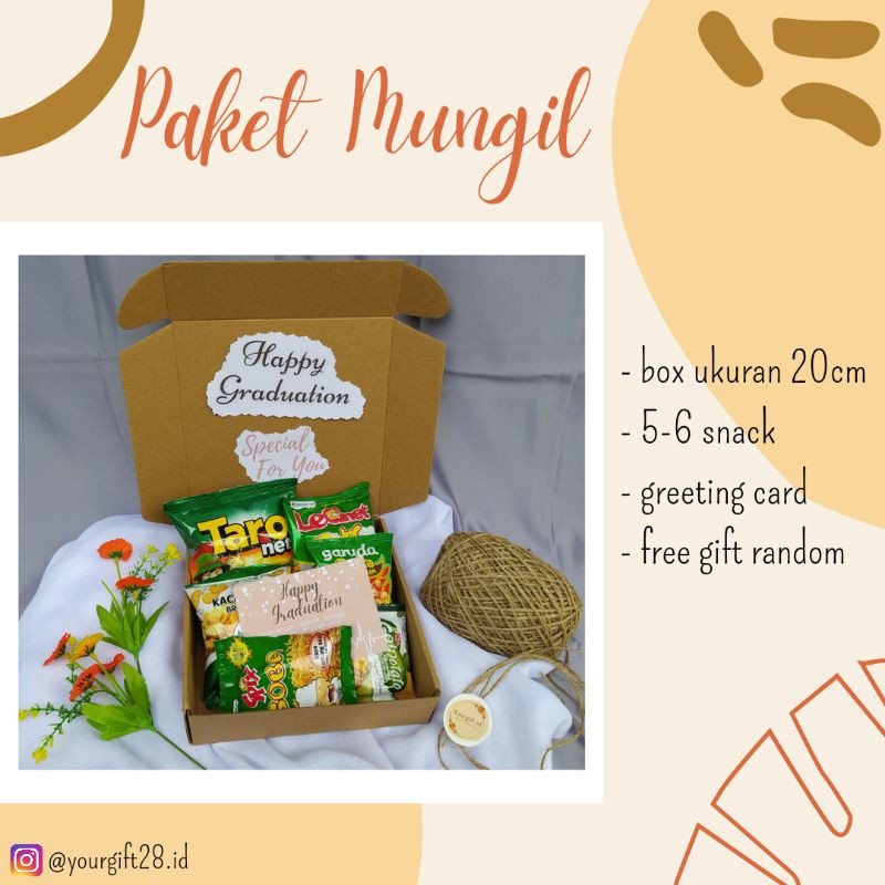 

SNACKBOX/GIFTBOX/PAKET MUNGIL