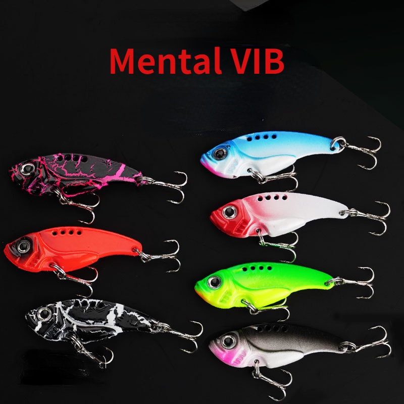 7g / 10g / 15g Umpan Pancing Hardlure Spinner Spoon VIB Bahan Metal