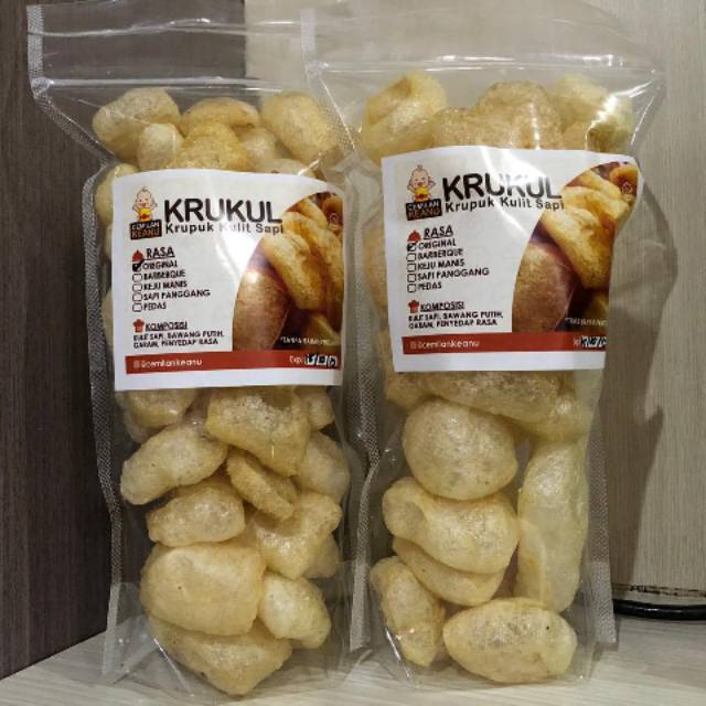 

Krupuk kulit kemasan pouch
