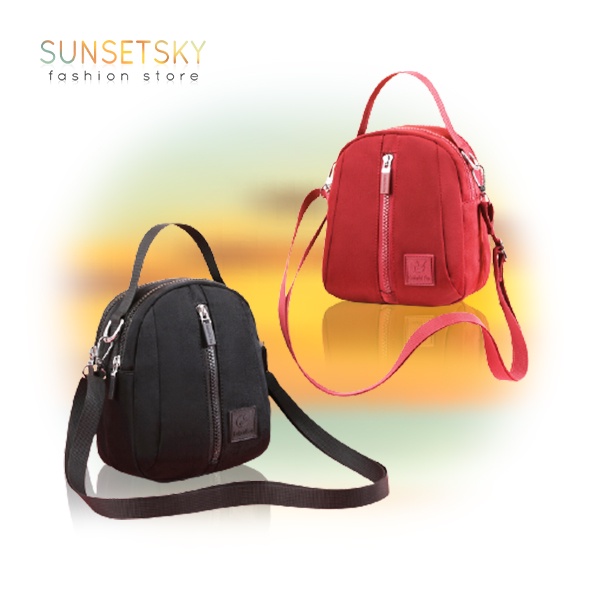 Tas Selempang Mini Wanita Tas Jinjing Kecil Import Colorful Fox - CF02 / 0419 ▪️ sunsetsky.co