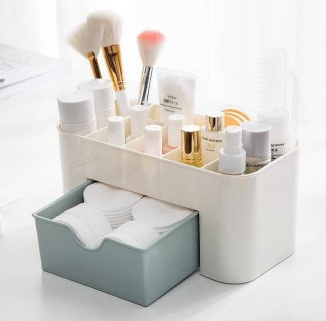 RAK KOSMETIK LACI MEJA KOSMETIK STORAGE BOX ORGANIZER RAK SERBAGUNA