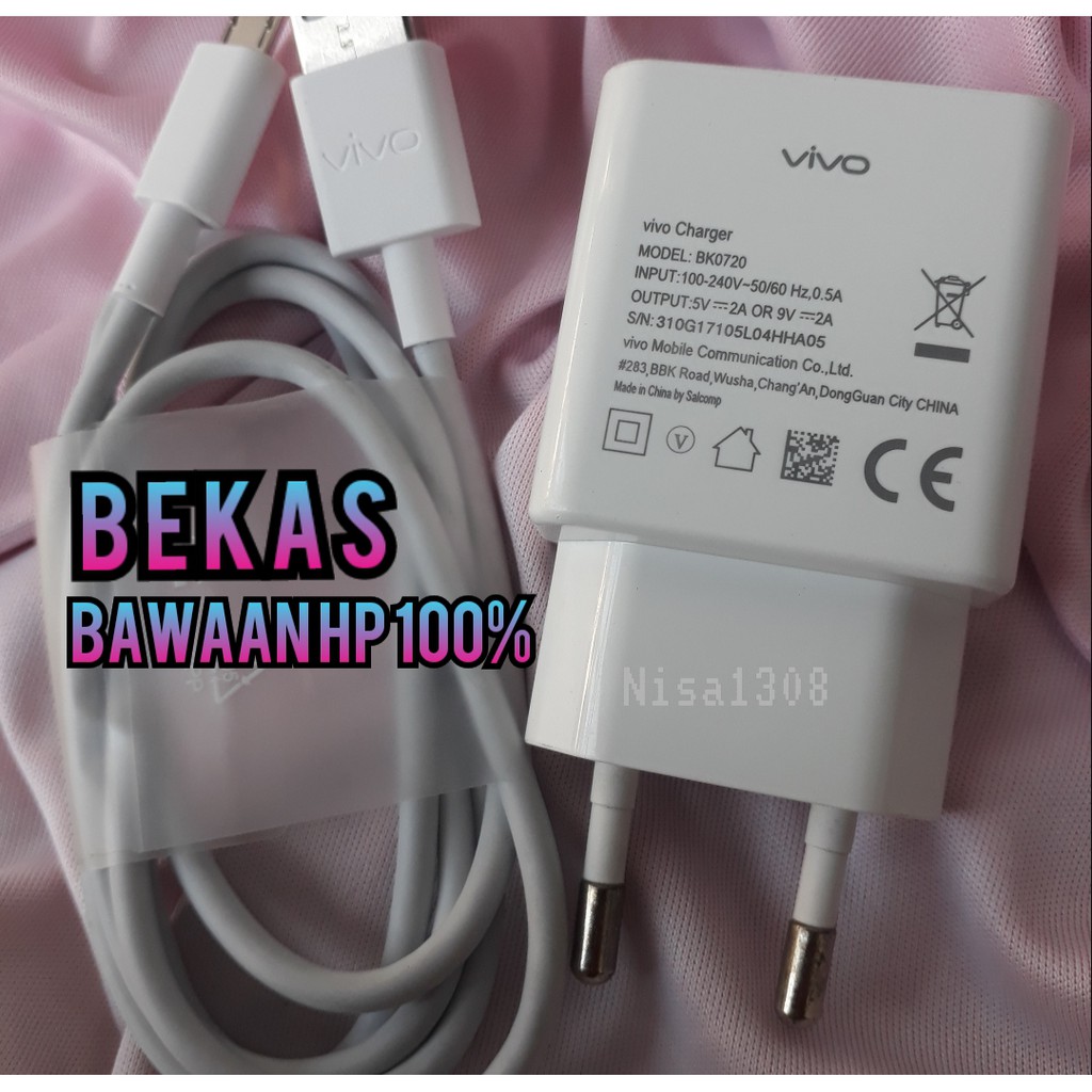 Charger vivo v11 v15 y17 original bawaan hp 100%