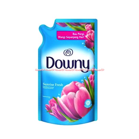 Downy Sunrise Fresh 720ml Refill Pouch Pewangi Dan Pelembut Pakaian Baju Downi Down Ny Sunrised Freshener Kemasan Biru Isi Ulang