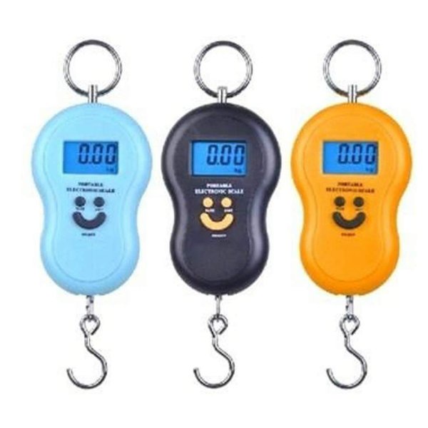 Timbangan Gantung Digital Portable Electronic scale / Timbangan Gantung Digital Koper Smile Kapasitas 50KG