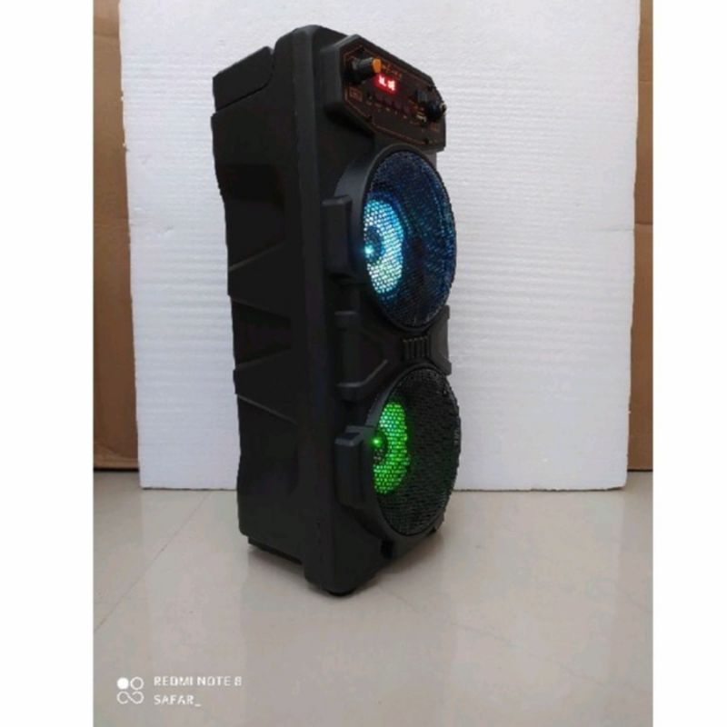 Speaker Merk Advance S-52 / Speaker Karaoke Portable Dengan Mic Dan Cable