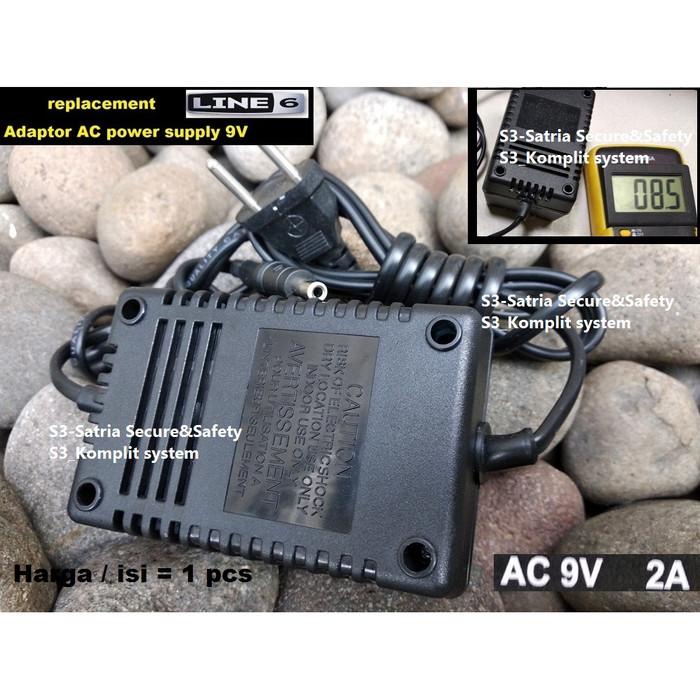 replacement power supply 9V 2000mA Line 6 POD Adaptor 9VAC M13