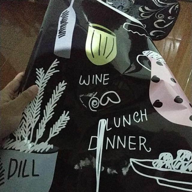 Stiker Kompor Motif Master Chef Warna Hitam