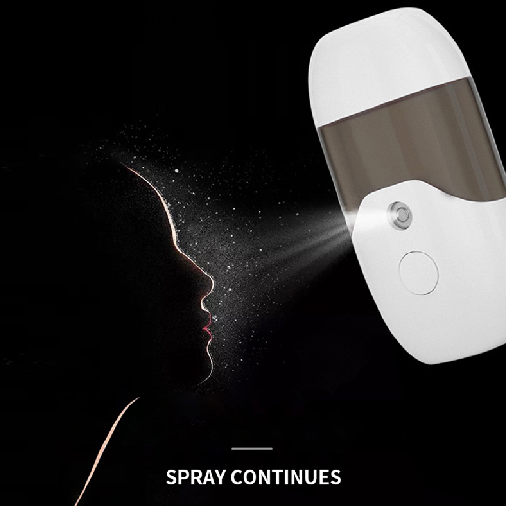 [OOID] 50ML Mist Sprayer Face Steamer Mini Nano Spray Facial Humidifier Moisturizing ID