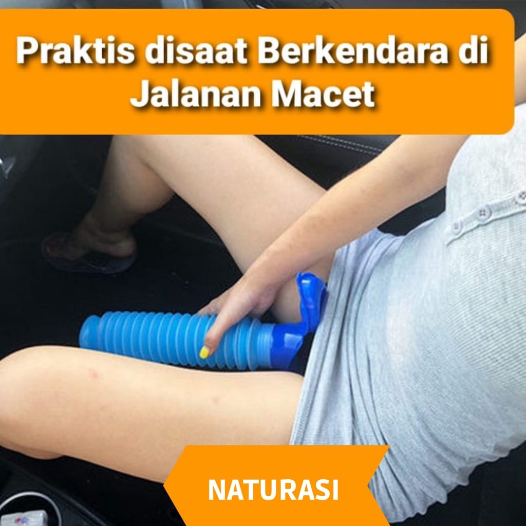 pispot pee pot urinal portable car toilet urine travel untuk pria wanita dan anak-anak dewasa